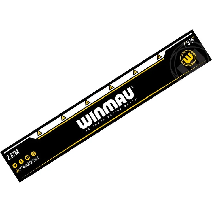 Abwurflinie Winmau 237 cm (Steel und Soft), 8762 – Bild 2
