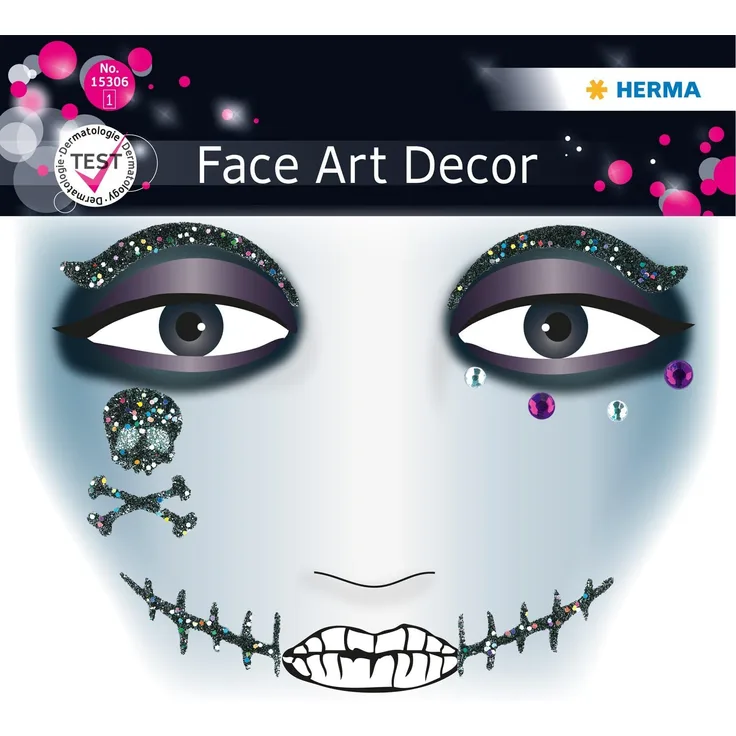 Gesichts Sticker Pirat