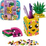 LEGO 41906 DOTS Ananas Stiftehalter Bastelset für Deko-Accessoires
