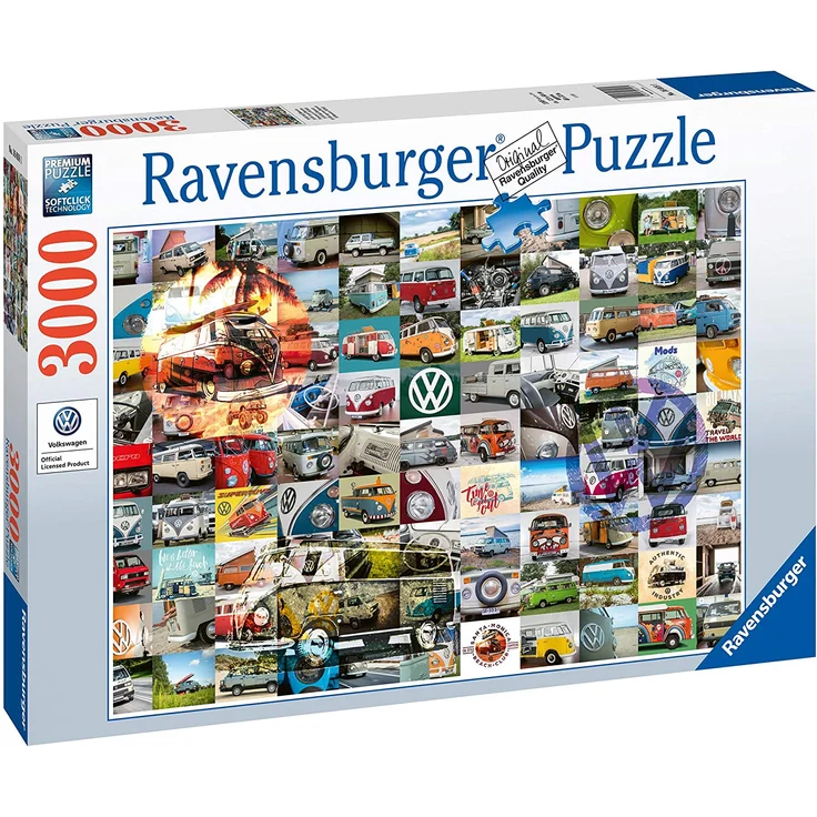 Ravensburger Puzzle 3000 Teile 99 VW Bulli Moments – Bild 2