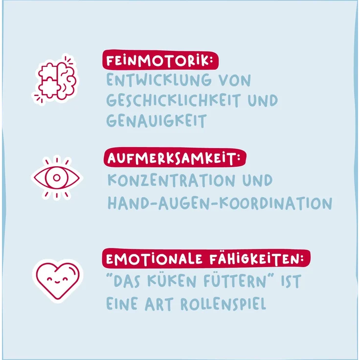 Nene Toys Füttern das Baby Küken – Lernspielzeug für Jungen und Mädchen 2 3 4 Jahre Alt – Magnetisches Kinderspiel zur Kognitiven und Emotionale Entwicklung von Fähigkeiten für Babys Vorschülern – Bild 6