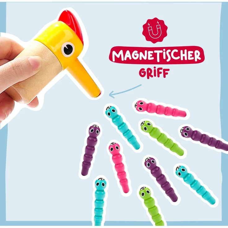 Nene Toys Füttern das Baby Küken – Lernspielzeug für Jungen und Mädchen 2 3 4 Jahre Alt – Magnetisches Kinderspiel zur Kognitiven und Emotionale Entwicklung von Fähigkeiten für Babys Vorschülern – Bild 4