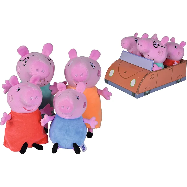 Simba Peppa Pig 4-tlg. Familienset im Auto – Bild 5