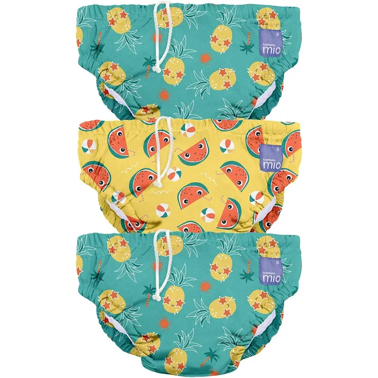 Bambino Mio, Wiederverwendbare Schwimmwindel, Süß, S (<6 Monate)