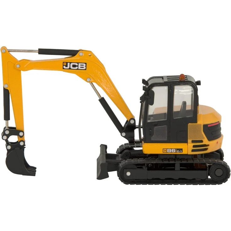 JCB Midi Kettenbagger 86C-1, Britains Schiebe Spielzeug aus hochwertigem Material im Maßstab 1:32, interaktives Push Toys Spielzeug ab 3 Jahren, für Fans von originalgetreuen Nachbildungen – Bild 3