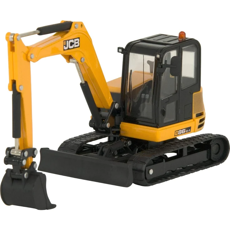 JCB Midi Kettenbagger 86C-1, Britains Schiebe Spielzeug aus hochwertigem Material im Maßstab 1:32, interaktives Push Toys Spielzeug ab 3 Jahren, für Fans von originalgetreuen Nachbildungen – Bild 1