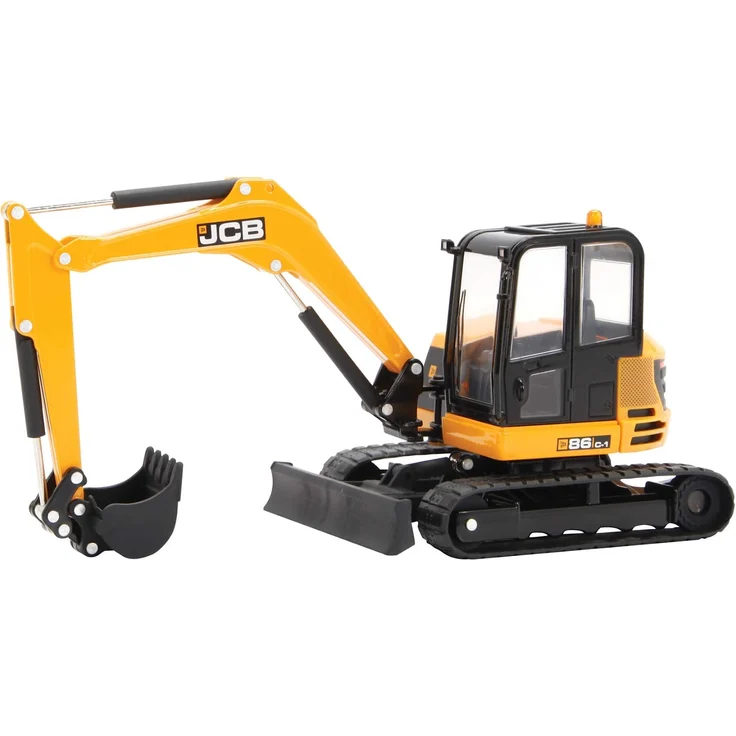 JCB Midi Kettenbagger 86C-1, Britains Schiebe Spielzeug aus hochwertigem Material im Maßstab 1:32, interaktives Push Toys Spielzeug ab 3 Jahren, für Fans von originalgetreuen Nachbildungen – Bild 5