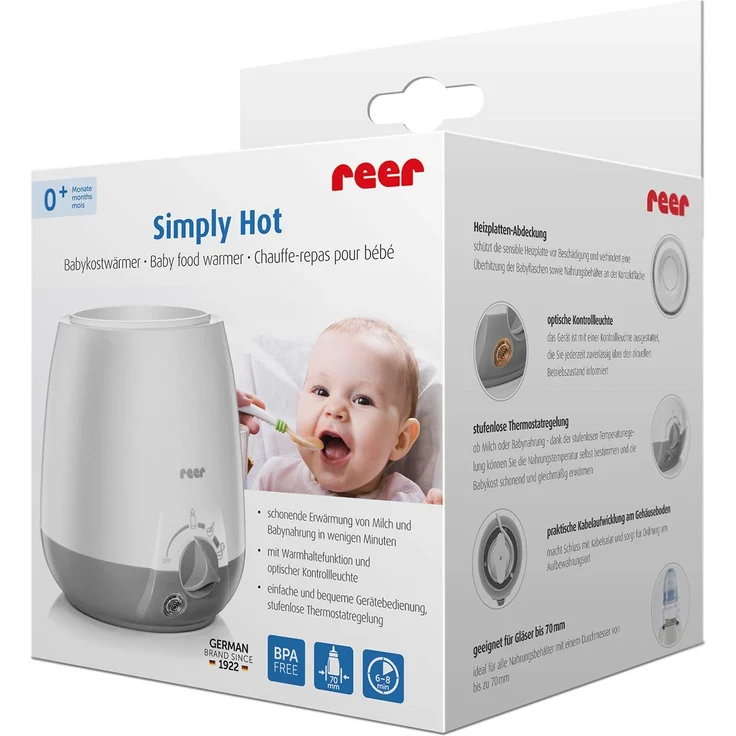Babykostwärmer. 100 Watt. reer. Simply Hot – Bild 7