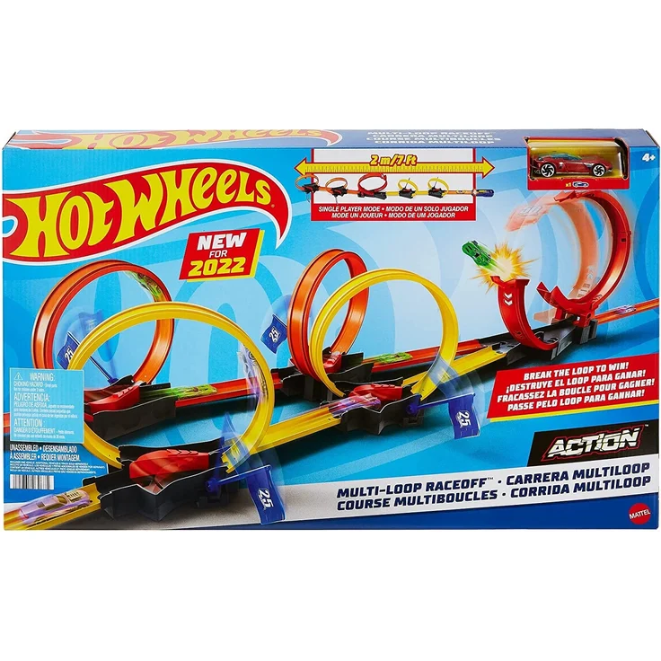 Hot Wheels HDR83 Play vehicle track Indoor 4 Jahr(e) Mehrfarbig Rot - Preisvergleich – Bild 1