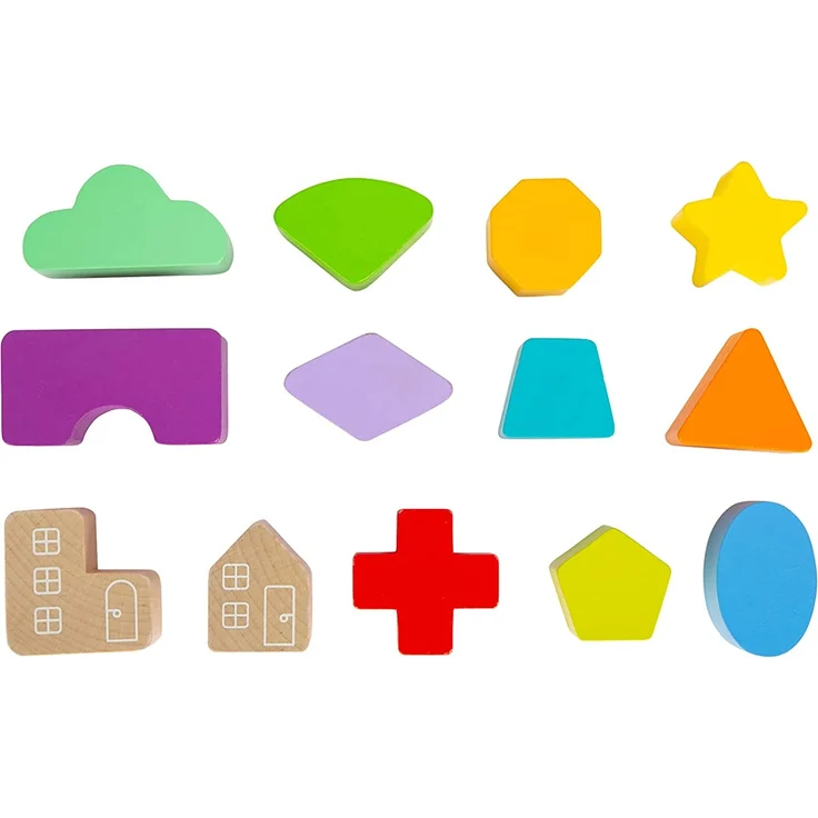 Steckwürfel Regenbogen – Bild 3