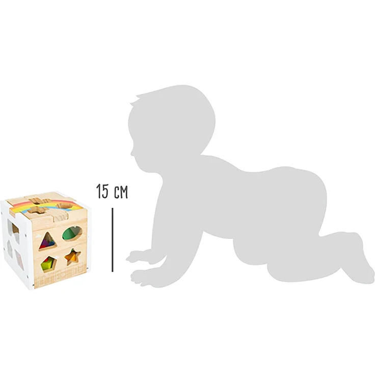 Steckwürfel Regenbogen – Bild 5