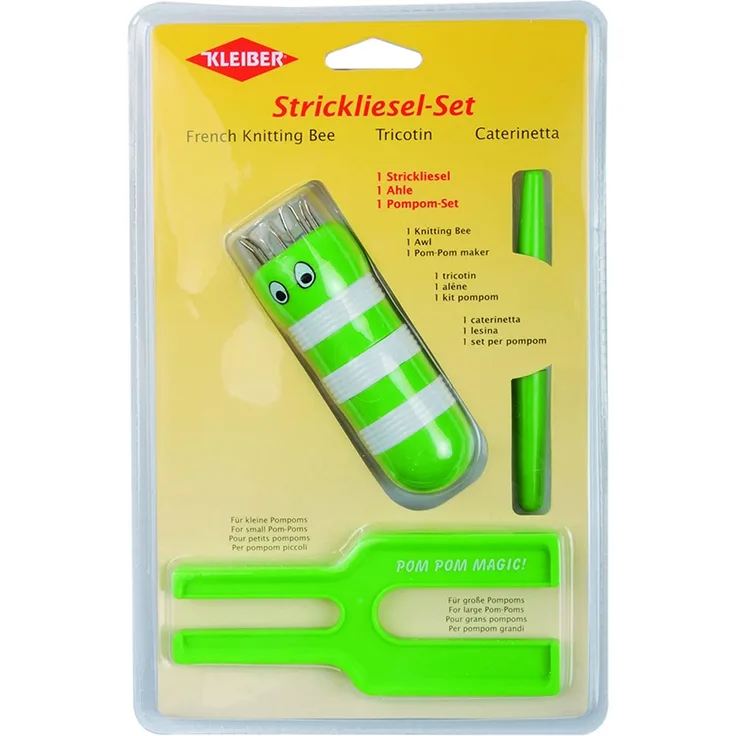Kleiber Stricklieselset für Kinder, grün