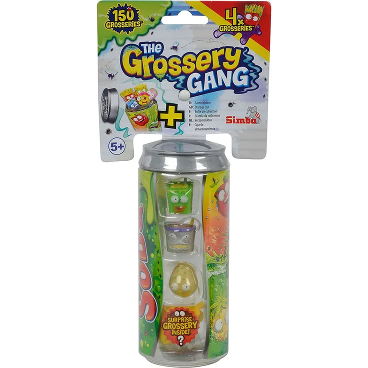 Simba 109291001 - Grossery Gang Sammelfiguren, 4er Pack in Dose