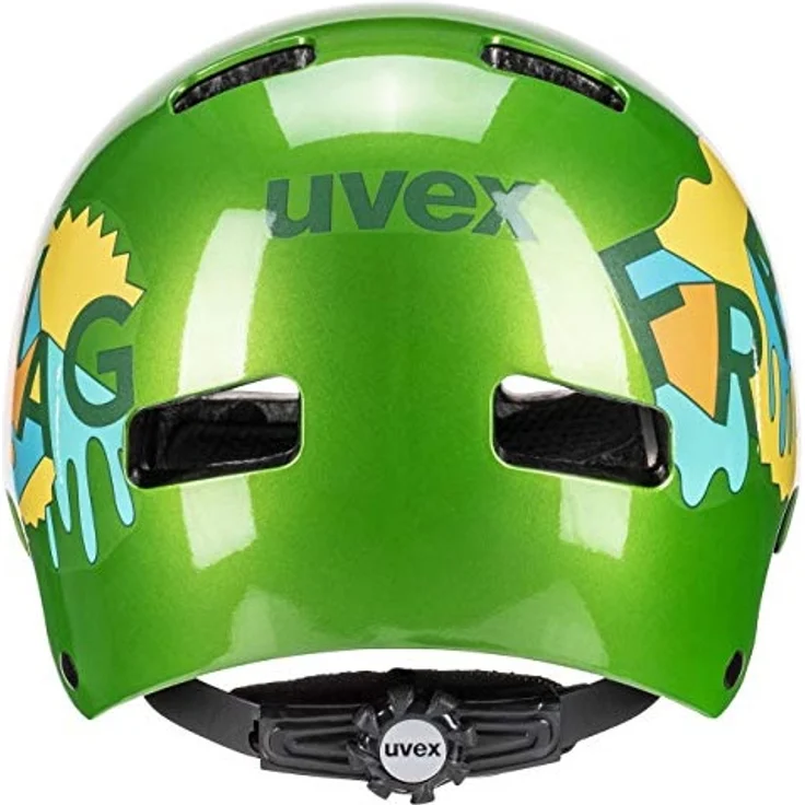 Uvex Unisex Jugend, kid 3 Fahrradhelm, green, 55-58 cm – Bild 3