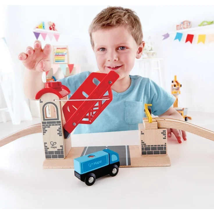 Hape E3709 Railway Spielzeug-Zugbrücke – Bild 3