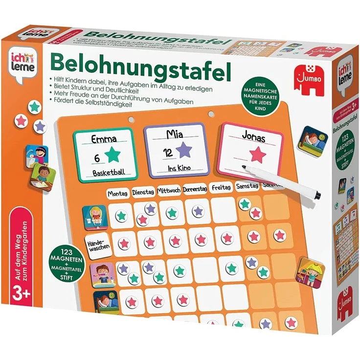 JUMBO 19863 ich lerne Belohnungstafel, Lernspiel – Bild 5