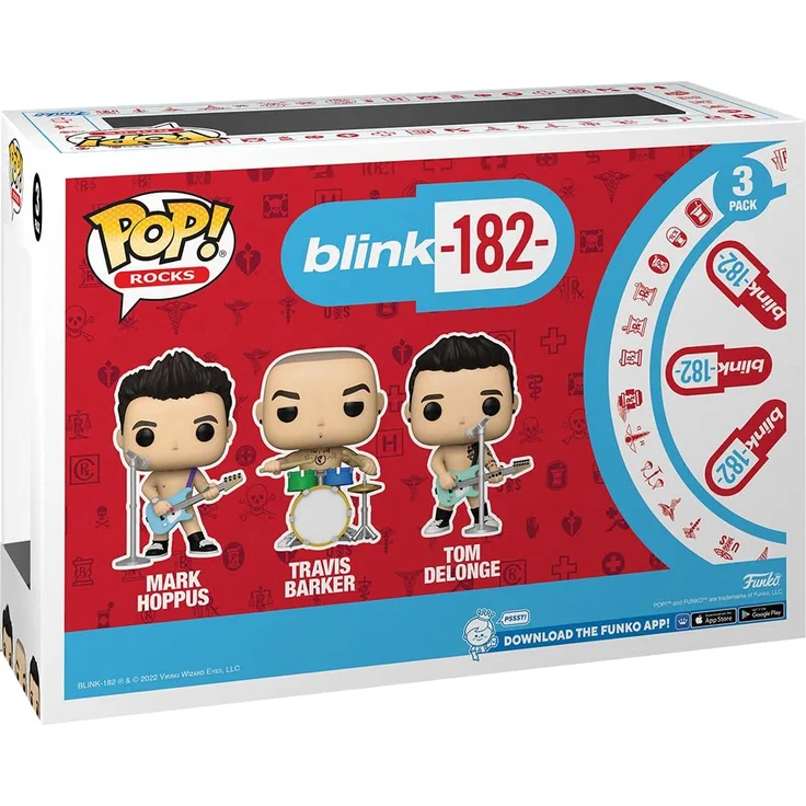 POP Rocks - Blink-182- Mark /Travis /Tom 3er-Pack – Bild 3