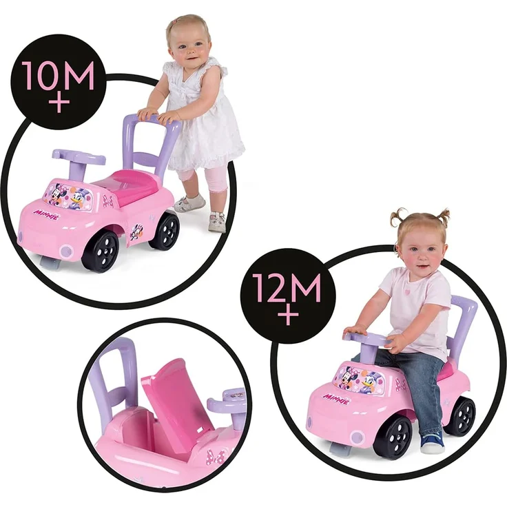 Smoby SMOBY Ride Minnie Pusher Pink – Bild 2