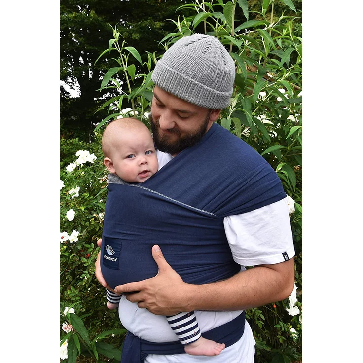 manduca Sling Tragetuch Navy – Bild 2
