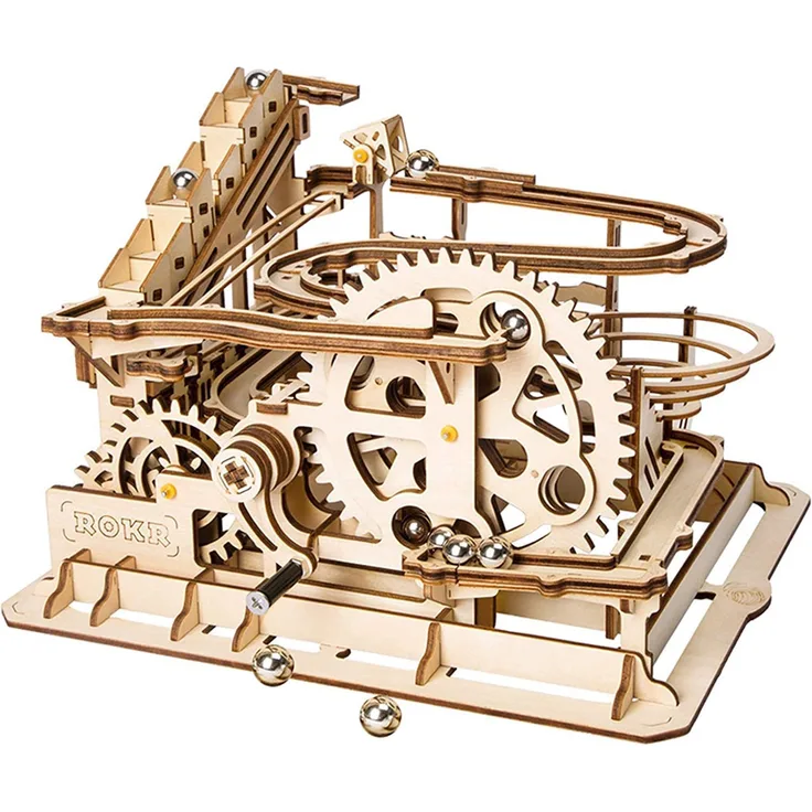 Robotime 3D-Puzzle-Kugelbahn aus Holz 233-teilig