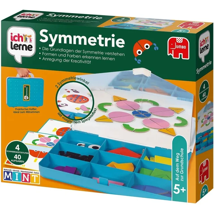 Jumbo Spiele - ich lerne Symmetrie - Lernspiel für Kinder - Ab 5 Jahren