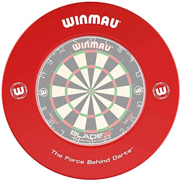 WINMAU Printed Red Dartscheibe Surround – Bild 1