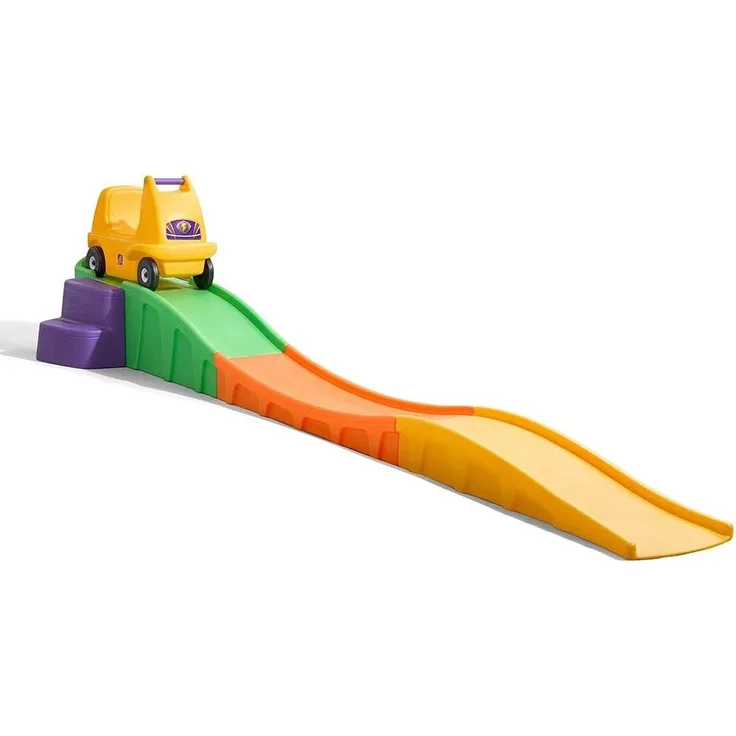 Step2 711499 'Up & Down Coaster' Achterbahnspielzeug mit Rutscher, ab 2 Jahren, bis 22,7 kg belastbar, mehrfarbig