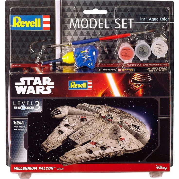 Revell Model Set Millennium Falcon Spaceplane model Montagesatz 1:241 Millennium Falcon Star Wars Fortgeschritten – Bild 2