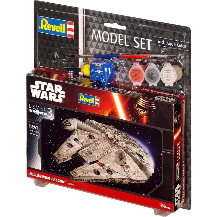 Revell Model Set Millennium Falcon Spaceplane model Montagesatz 1:241 Millennium Falcon Star Wars Fortgeschritten – Bild 9