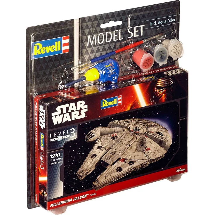 Revell Model Set Millennium Falcon Spaceplane model Montagesatz 1:241 Millennium Falcon Star Wars Fortgeschritten – Bild 8