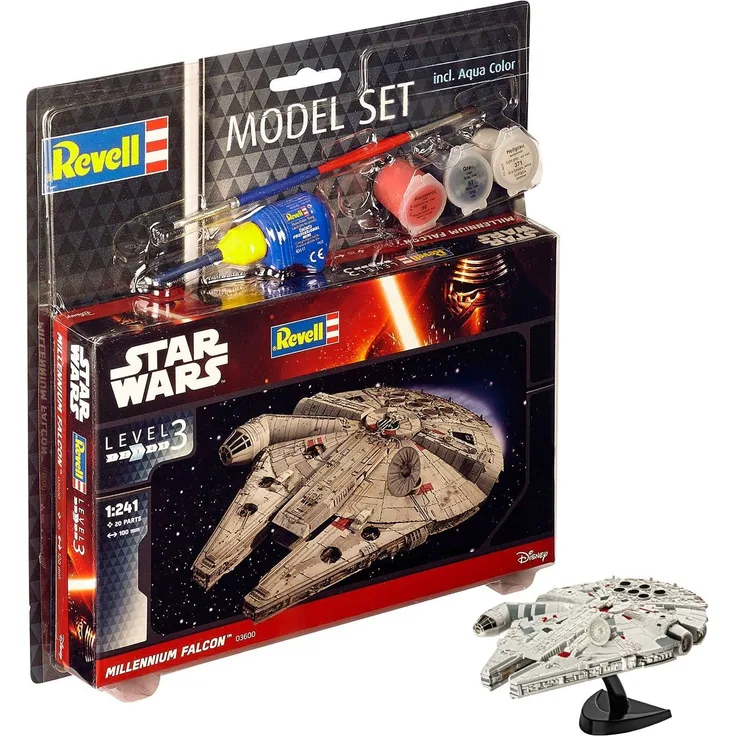 Revell Model Set Millennium Falcon Spaceplane model Montagesatz 1:241 Millennium Falcon Star Wars Fortgeschritten