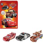 Mattel HBW14 - Disney Pixar - Cars - 3 Fahrzeuge, Die-Cast, Geschenkbox