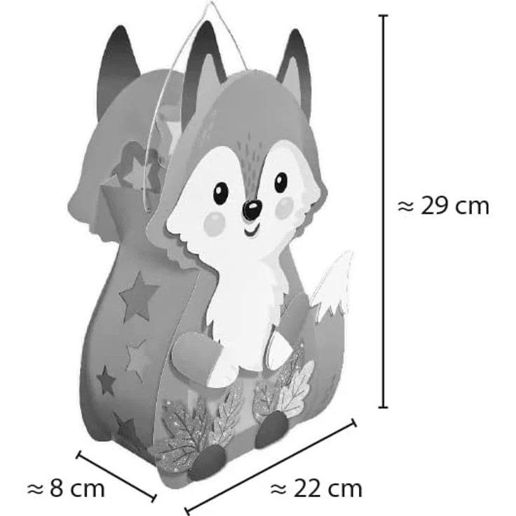 Laternen-Bastelset "Fuchs" – Bild 7