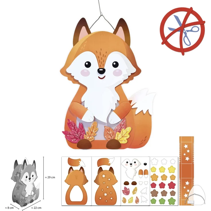 Laternen-Bastelset "Fuchs" – Bild 5