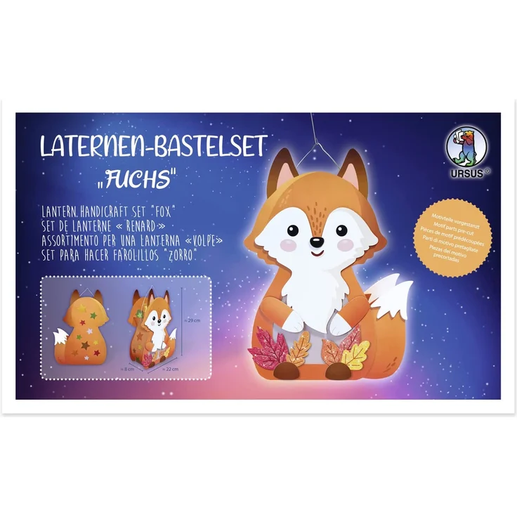 Laternen-Bastelset "Fuchs" – Bild 3