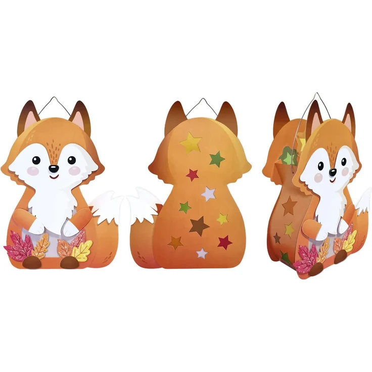 Laternen-Bastelset "Fuchs" – Bild 4