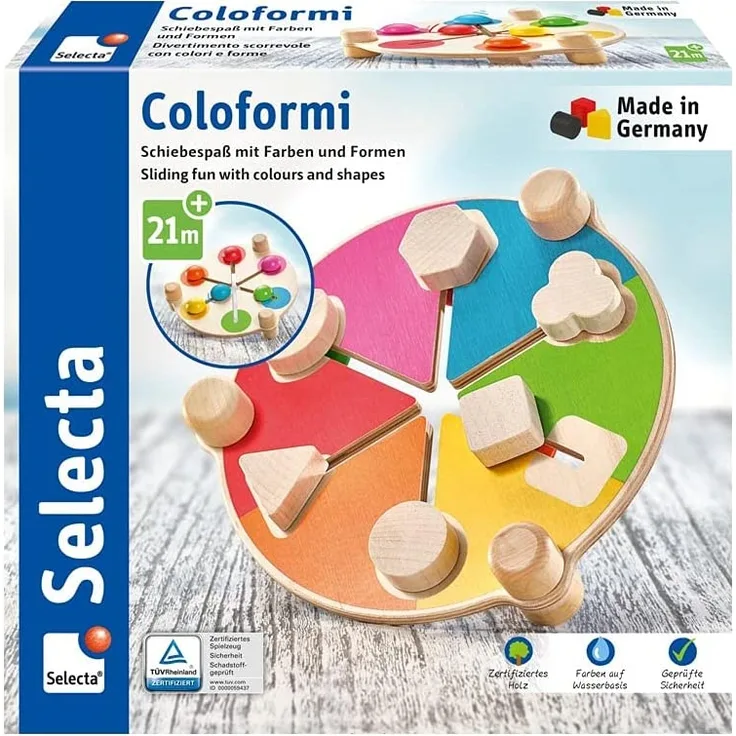 Selecta Holzspielzeug Schiebespaß Coloformi