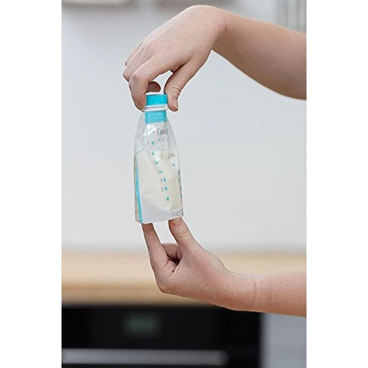 Babymoov Twist großes Starter Set, zum Abpumpen, Aufbewahren und Füttern von Muttermilch ohne Umfüllen – Bild 5