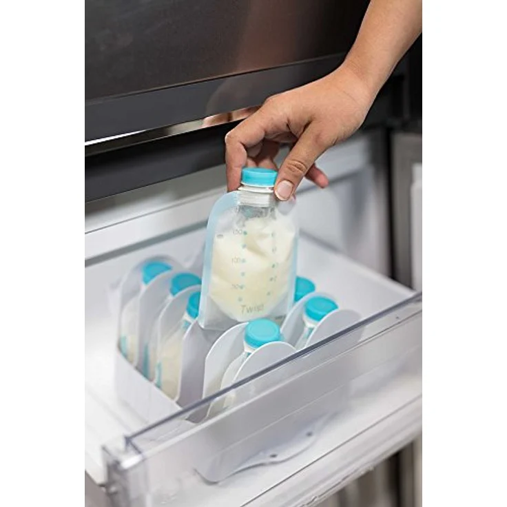 Babymoov Twist großes Starter Set, zum Abpumpen, Aufbewahren und Füttern von Muttermilch ohne Umfüllen – Bild 6