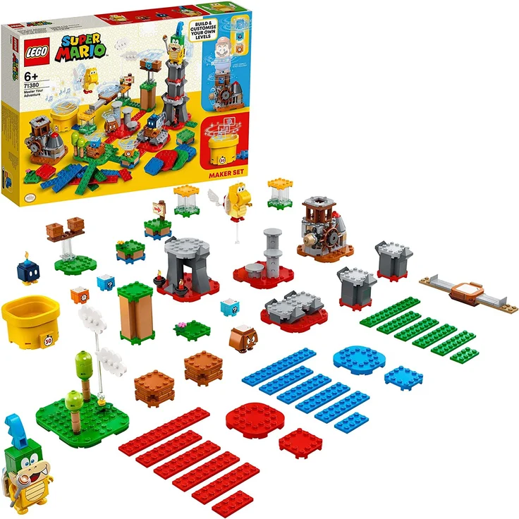 LEGO Super Mario 71380 Baumeister-Set für eigene Abenteuer – Bild 1