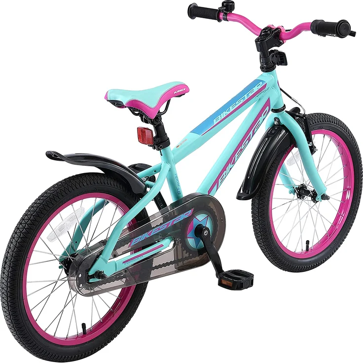 Bikestar Kinder Fahrrad Urban Jungle, Schwarz Grün, ab 18 Zoll – Bild 3