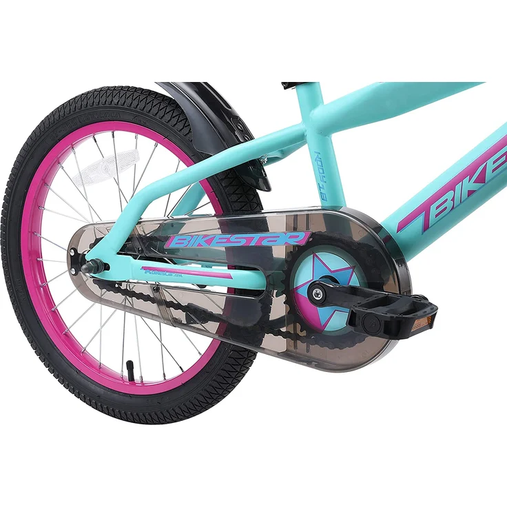 Bikestar Kinder Fahrrad Urban Jungle, Schwarz Grün, ab 18 Zoll – Bild 4