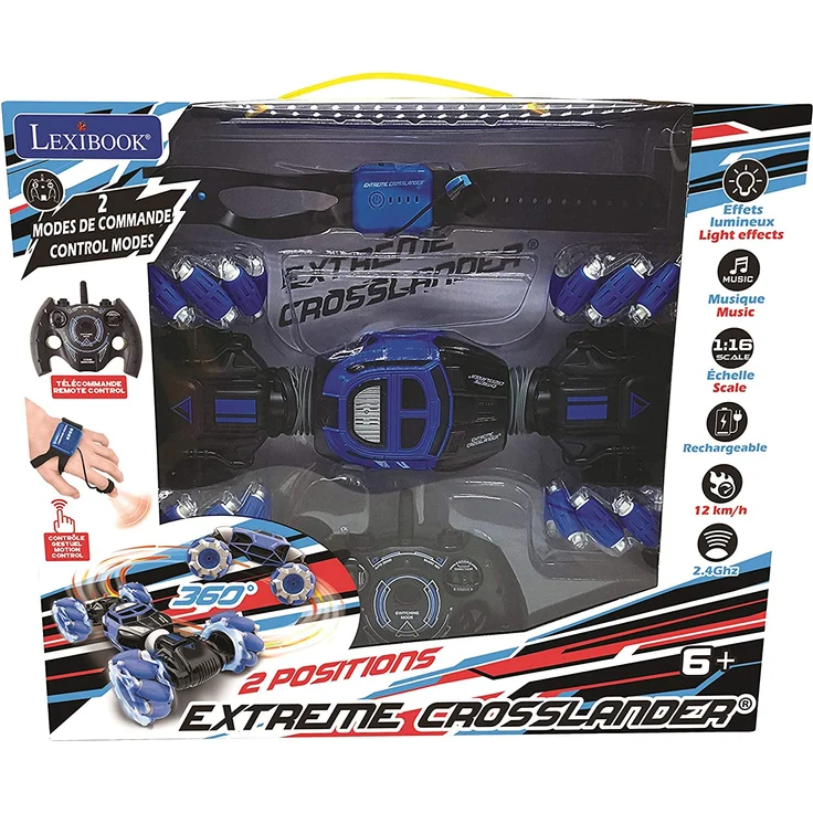 EXTREM CROSSLANDER Leichtes und ferngesteuertes Geländewagen mit Fernbedienung und Armband - LEXIBOOK – Bild 4