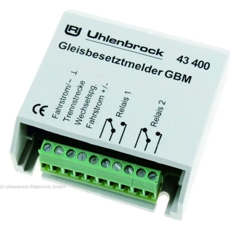 Uhlenbrock 43400 GBM Gleisbesetztmeldung mit Relais - Neu - OVP