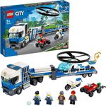 LEGO City 60244 Polizeihubschrauber-Transport mit Motorrad und Truck