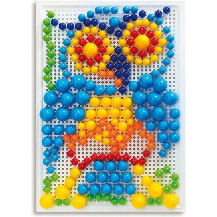 Quercetti Fanta Color Gross Buntes Steckspiel 0950 mit Transport box – Bild 3