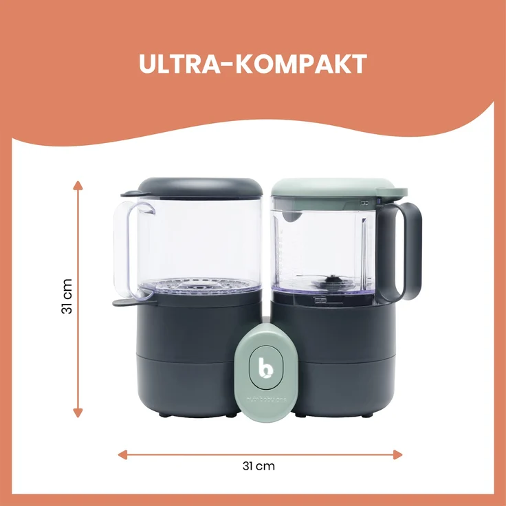 Babymoov Nutribaby One Food Processor Grau - Preisvergleich – Bild 7