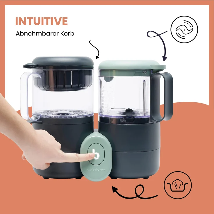 Babymoov Nutribaby One Food Processor Grau - Preisvergleich – Bild 4