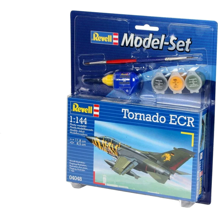 Revell Modellbausatz Flugzeug 1:144 - Tornado ECR im Maßstab 1:144, Level 3, originalgetreue Nachbildung mit vielen Details, , Model Set mit Basiszubehör, 64048 - Preisvergleich – Bild 6