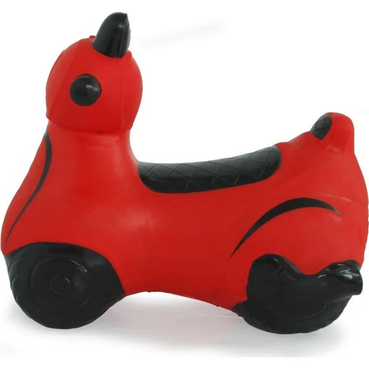 Jamara 460572 Hüpfroller rot-bis 50 kg, fördert den Gleichgewichtssinn und die motorischen Fähigkeiten, robust und widerstandsfähig, pflegeleicht – Bild 4